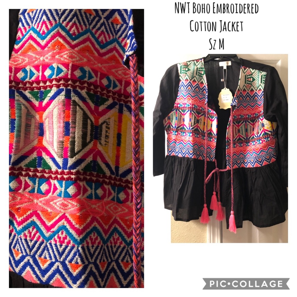 NWT Boho Jacket